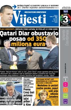 Vijesti - broj 5897, 27. avg 2014.