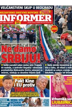 Informer - broj 3953, 12. apr 2025.