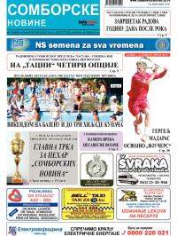 Somborske novine - broj 3085, 9. avg 2013.