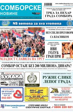Somborske novine - broj 3075, 31. maj 2013.