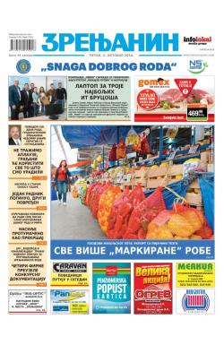 Zrenjanin - broj 3243, 3. okt 2014.