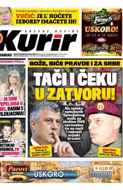 Kurir - broj 553, 20. avg 2015.