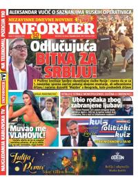 Informer - broj 4085, 17. sep 2025.