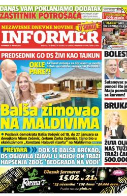 Informer - broj 1147, 8. feb 2016.