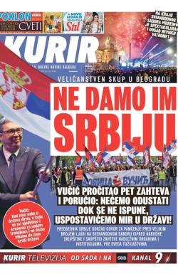 Kurir - broj 3997, 13. apr 2025.