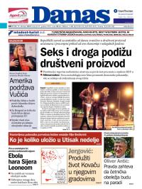 Danas - broj 6213, 3. okt 2014.