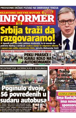 Informer - broj 3890, 28. jan 2025.
