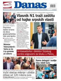Danas - broj 7851, 29. mar 2019.