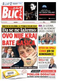 Blic - broj 6761, 8. dec 2015.
