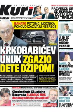 Kurir - broj 3544, 8. avg 2013.