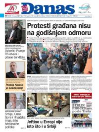 Danas - broj 7254, 9. avg 2017.