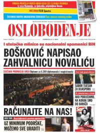 Oslobođenje - broj 24.768, 8. nov 2015.