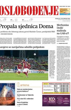 Oslobođenje - broj 25735, 20. jul 2018.
