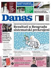 Danas - broj 9513, 20. jan 2024.