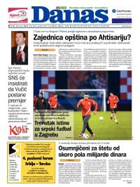 Danas - broj 5653, 22. mar 2013.