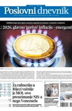 Poslovni Dnevnik - broj 5502, 8. jan 2026.