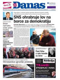 Danas - broj 7052, 19. jan 2017.