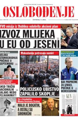 Oslobođenje - broj 24.583, 7. maj 2015.