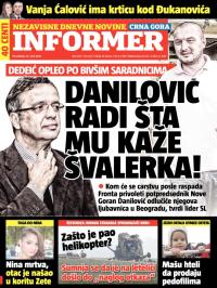 Informer CG - broj 872, 16. mar 2015.