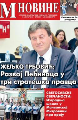 M Novine, Sr. Mitrovica - broj 841, 31. jan 2018.