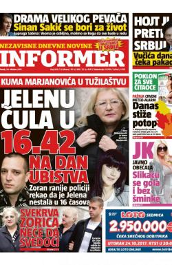 Informer - broj 1674, 24. okt 2017.