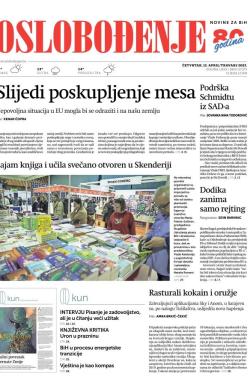 Oslobođenje - broj 27273, 13. apr 2023.