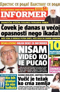 Informer - broj 816, 6. jan 2015.