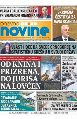 Dnevne novine - broj 2883, 11. jan 2021.