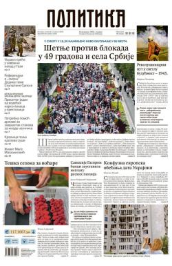 Politika - broj 40126, 21. avg 2025.