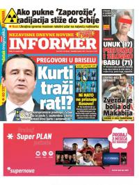 Informer - broj 3144, 19. avg 2022.