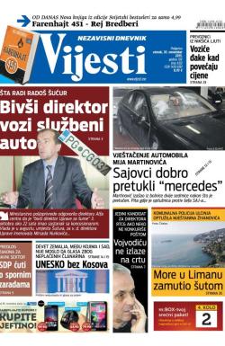 Vijesti - broj 6332, 10. nov 2015.