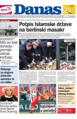 Danas - broj 7023, 21. dec 2016.