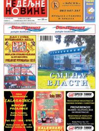 Nedeljne novine, B. Palanka - broj 2566, 7. nov 2015.