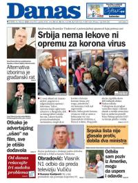 Danas - broj 8163, 4. feb 2020.