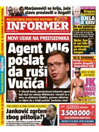 Informer - broj 1695, 17. nov 2017.
