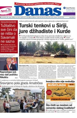 Danas - broj 6905, 25. avg 2016.