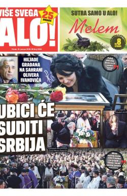Alo - broj 3556, 19. jan 2018.