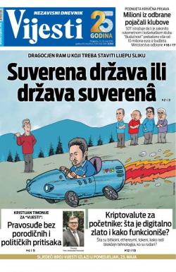 Vijesti - broj 8659, 21. maj 2022.