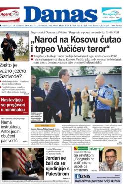 Danas - broj 7651, 10. sep 2018.