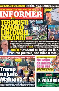 Informer - broj 3966, 29. apr 2025.