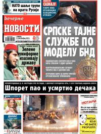 Večernje novosti - broj 1280, 6. sep 2014.