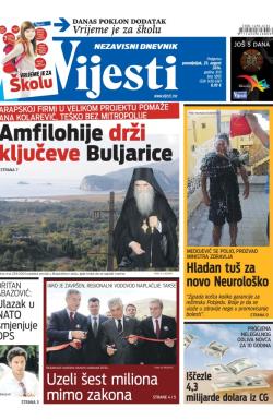 Vijesti - broj 5895, 25. avg 2014.