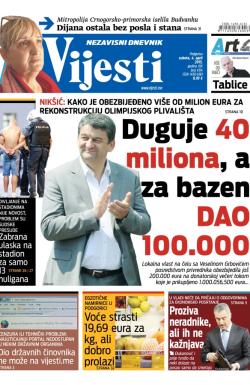 Vijesti - broj 6114, 4. apr 2015.