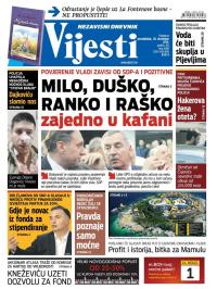 Vijesti - broj 6380, 28. dec 2015.