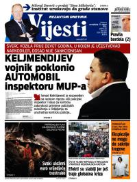 Vijesti - broj 6261, 31. avg 2015.