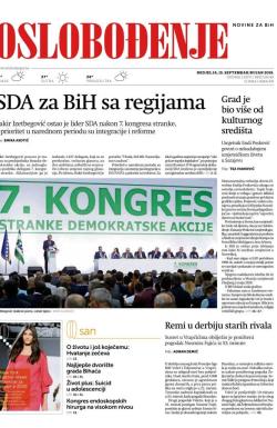 Oslobođenje - broj 26149, 15. sep 2019.