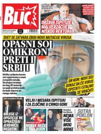 Blic - broj 8892, 29. nov 2021.