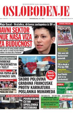 Oslobođenje - broj 24.475, 19. jan 2015.