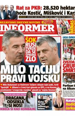 Informer - broj 1624, 26. avg 2017.