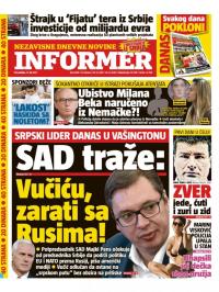 Informer - broj 1589, 17. jul 2017.